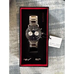 MVMT Blacktop Men's 47 MM Astro Blue Chronograph Watch